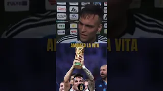 LAUTARO IN LACRIME A FINE GARA. ARGENTINA-FRANCIA 3-3