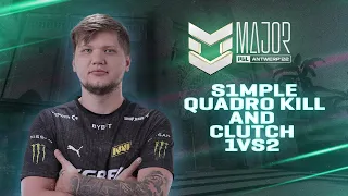 s1mple and his first clutch at Major | NaVi vs G2 | PGL Major Antwerp