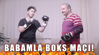 BABAMLA BOKS MAÇI - GÖZÜM KARARDI!