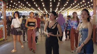 Cambodia Night Market N5 Relaxing Tour, Virtual Walking | Phnom Penh 4k