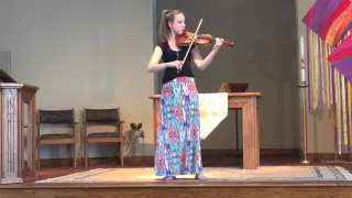 Bach - Chaconne, Partita No. 2 BWV 1004 - Allison Smith