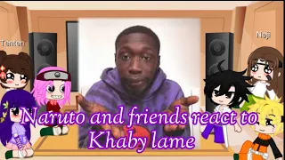 Naruto and friends react to 💖Khaby lame💖