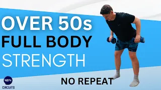 Over 50s, 20 Minute No Repeat Intermediate Full Body Strength Training