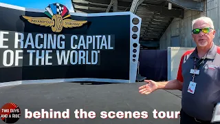Indianapolis Motor Speedway behind the scenes tour
