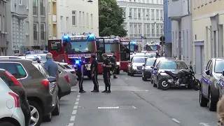Explosionsgefahr in Wohnung Bf Wien im Einsatz