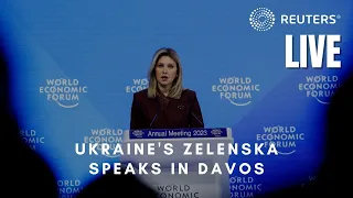 DAVOS LIVE: Ukraine's first lady Olena Zelenska speaks in Davos