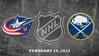 NHL Blue Jackets vs Sabres | Feb.10, 2022