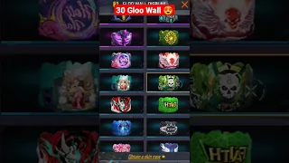 All Rare Gloo Wall In My I'D 😍 । 30 Gloo Wall 🤩 Skin in my I'd ।। #shorts  #freefire