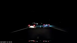 Ford Focus RS 2.3 EcoBoost vs Nissan 350Z drag race 3rd gear rolling start