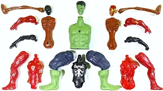 Assemble Toys ~ IronMan, Hulk Smash Vs Sirenhead And Miles Morales ~ Avengers Superhero Toys