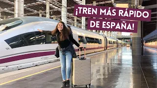 Viajar en TREN en ESPAÑA ¿Vale la pena? | Tren AVE Málaga - Madrid