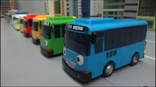 Tayo The Little Bus 14 Car Drive Play Toys 타요 14대 자동차 운전놀이 장난감