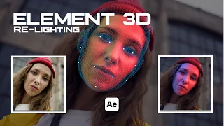 "Element 3D Relighting with KeenTools GeoTracker Tutorial" | @keentools