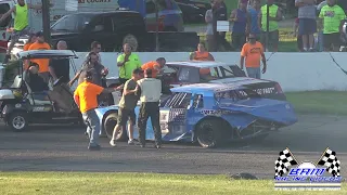 Kevin Claborn vs Brian Hopkins - Mt. Lawn Speedway Car Fight 6/13/21