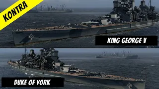 Duke of York vs King George V | World of Warships