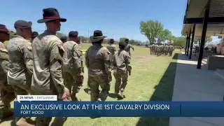 Commanding General of Army's 1st Cavalry Division speaks on the History of the Division