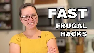 ONE-MINUTE Frugal Habits to Save You Money! (+15 Ideas!)