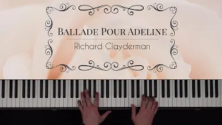 Richard Clayderman | Ballade Pour Adeline | Piano Cover & Sheet Music