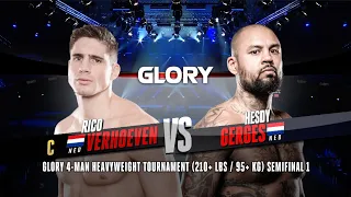 GLORY 77: Rico Verhoeven v Hesdy Gerges