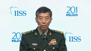 Chinese defense minister delivers speech at 20th Shangri-La Dialogue