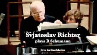 Richter live in Stockholm - Schumann: Blumenstück op 19