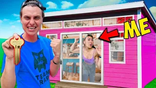 HE Trapped Me In A TINY HOME!!