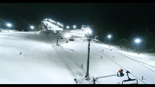 Jazda nocą na stoku Beskid Sport Arena #Szczyrk