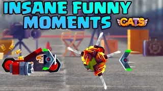 C.A.T.S INSANE FUNNY MOMENTS & BEST BATTLES COMPILATION - Crash Arena Turbo Stars