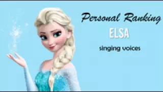 Personal Ranking: Elsa's Voices