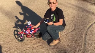 Jaxons new RC dirt bike.