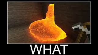 Minecraft realistic wait what meme, Lava, Water, Slime #342