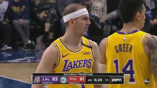 Lakers at 76ers | NBA  Game 4th Quarter Highlights.