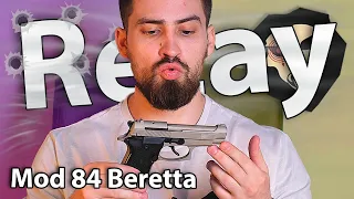 Охолощенный пистолет Retay Mod 84 (Beretta, 9 мм P.A.K, Сатин) видео обзор