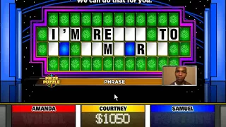 Wheel of Fortune Episode 7 - Part 4 (Round #3, Prize Puzzle #1)