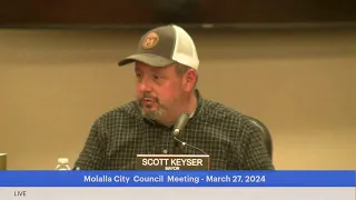 Molalla City Council  Meeting- March 27, 2024