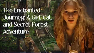 "Enchanting Journey: A Girl, A Cat, and A Secret Forest Adventure"- Daily Dose of Stories