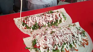 Absolutely Insane SHAWARMA in Georgia, dare to eat it at once!