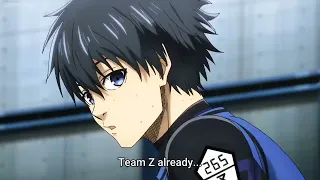Team Z is now following isagi yoichi