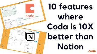 Coda vs. Notion: 10 features where Coda is 10X better than Notion in 2024