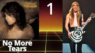 Ozzy Osbourne Zakk Wylde No More Tears Guitar Solo (With Tabs)