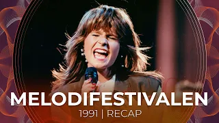 Melodifestivalen 1991 (Sweden) | RECAP