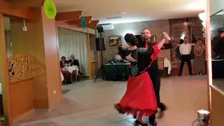 Elena Volpi a Michal Barniak Tango Silvester 2018