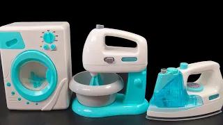 5 Minutes Satisfying with Unboxing Mint & White Washing machine,Dough mixer,Iron like a real machine