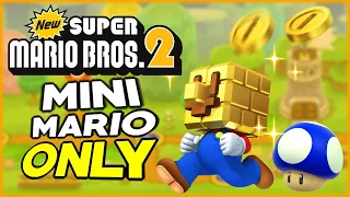 Is it possible to beat New Super Mario Bros. 2 as Mini-Mario?
