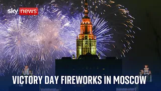 Russia marks 2024 Victory Day celebrations with fireworks display in Moscow