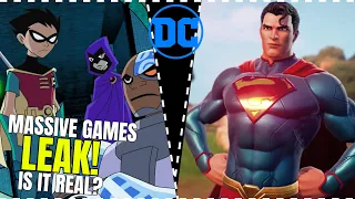 MASSIVE DC Games Leak - Teen Titans, Superman & More - Is It REAL??