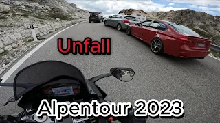 Unfall am Valparolapass | Alpentour 2023 | Aprilia RS 660