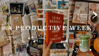 a productive week ✨🍵 9-5 day in the life, reading, planning, cozy wholesome vlog ☁️💫