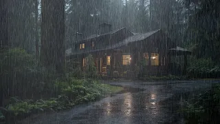 Dispel Troubles & Sleep Well with the Rain in the Forest | Natural Sounds For Sleeping And Studying