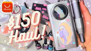 $25 E-FILE???💜 AliExpress nail haul